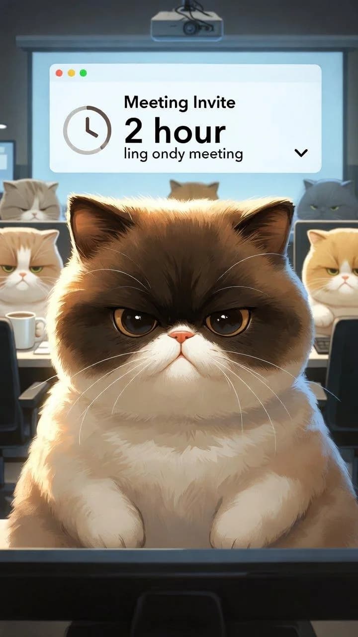 Meeting Caller Cat