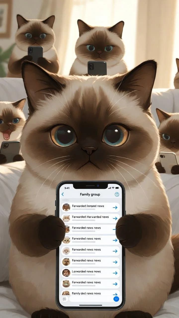 News-Sharing Cat