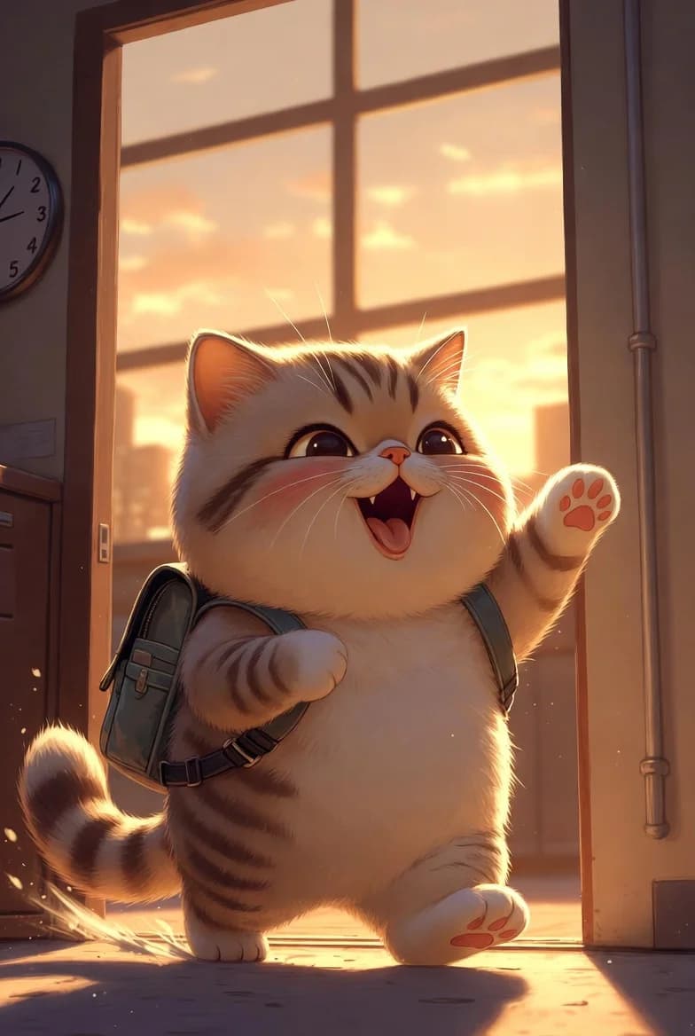 Sharp Exit Cat