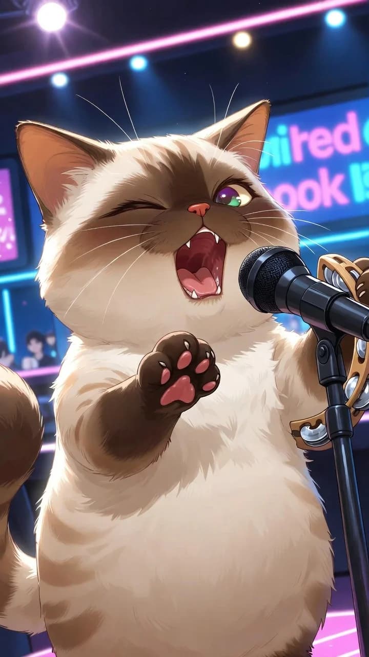 Karaoke Cat