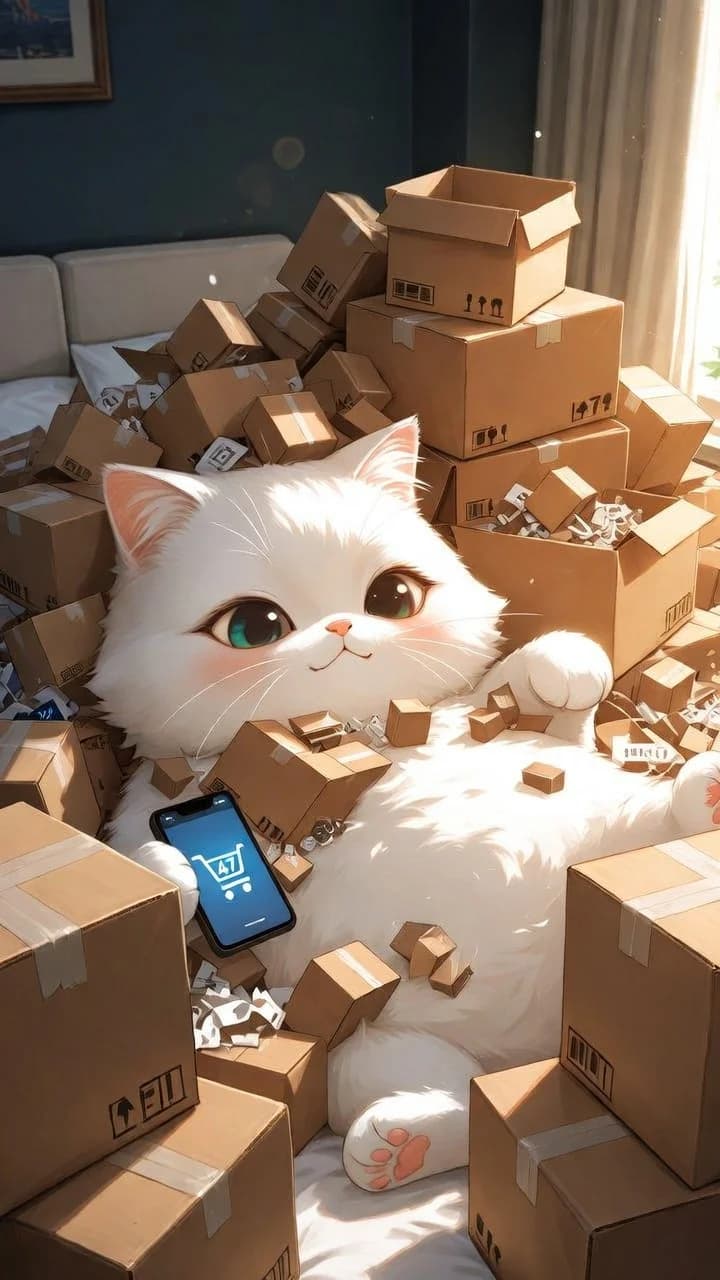 Impulse Buyer Cat