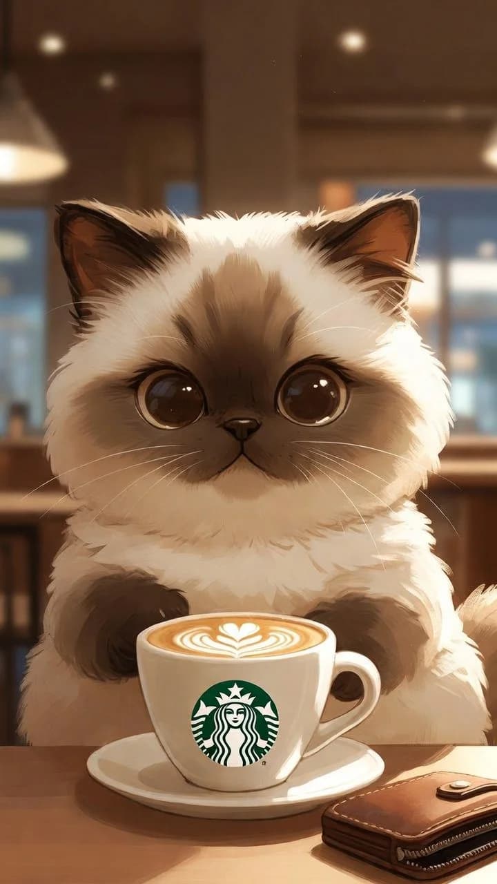 Daily Latte Cat