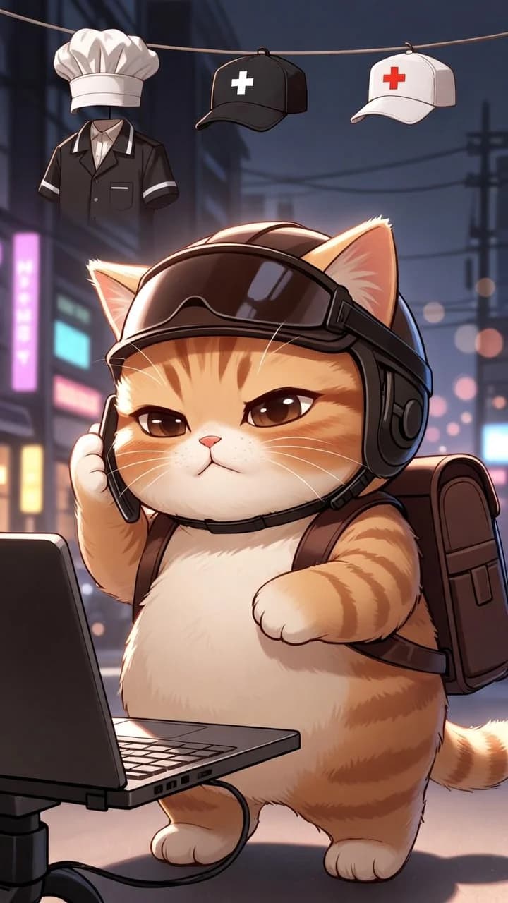 Side Hustle Cat
