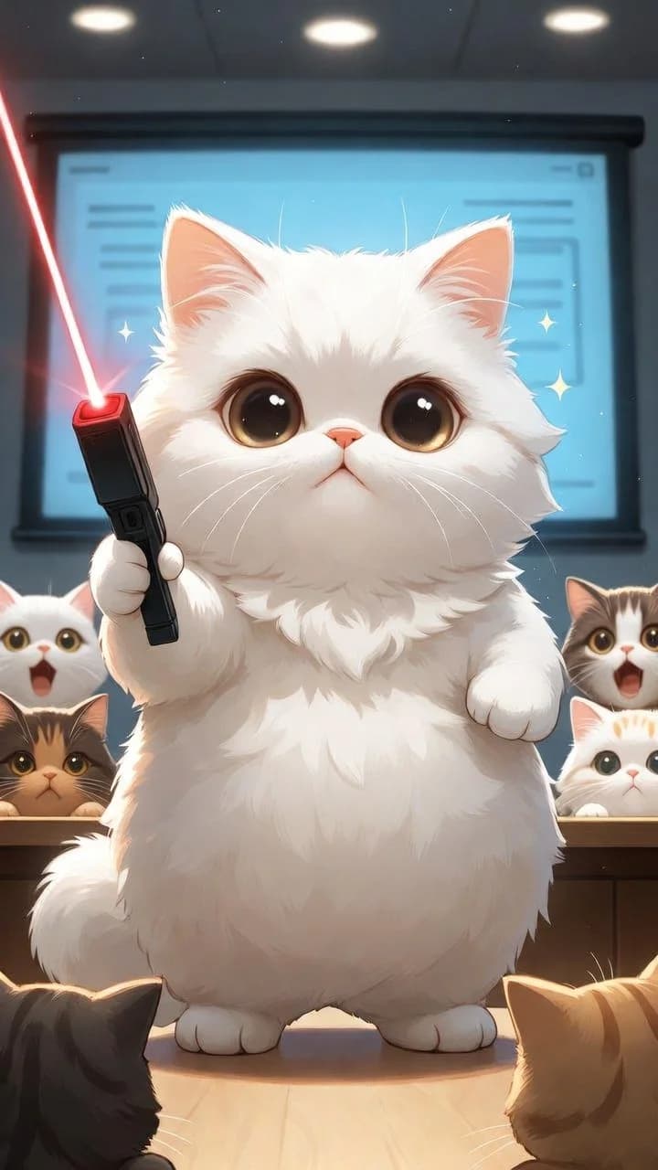 Meeting Room Dominator Cat
