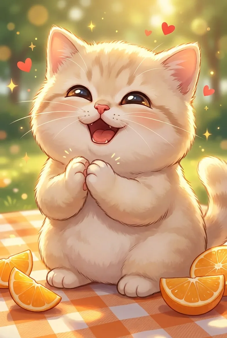 비타민 충전냥