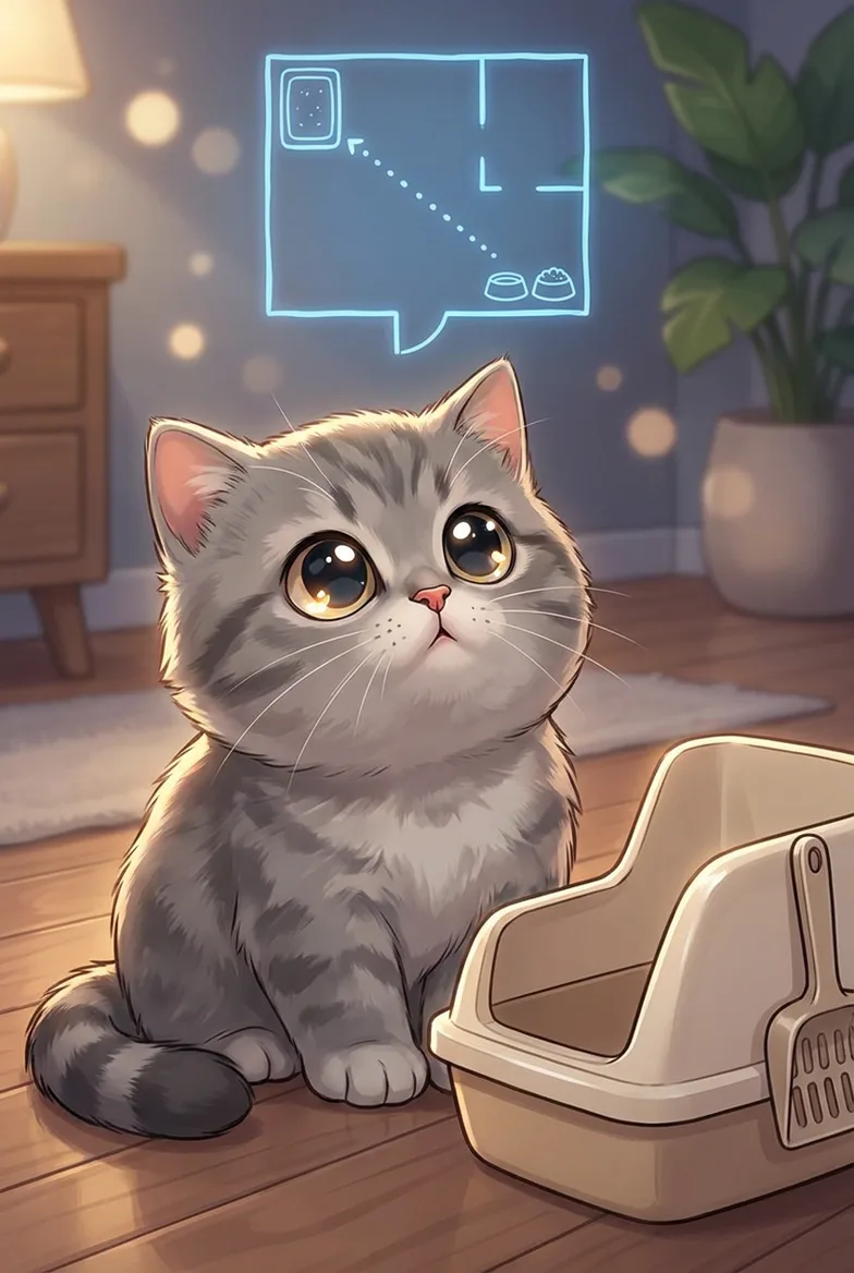 고양이 화장실 위치, 어디가 좋을까?